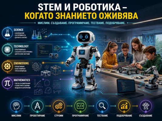 STEM И РОБОТИКАТА – когато знанието оживява!